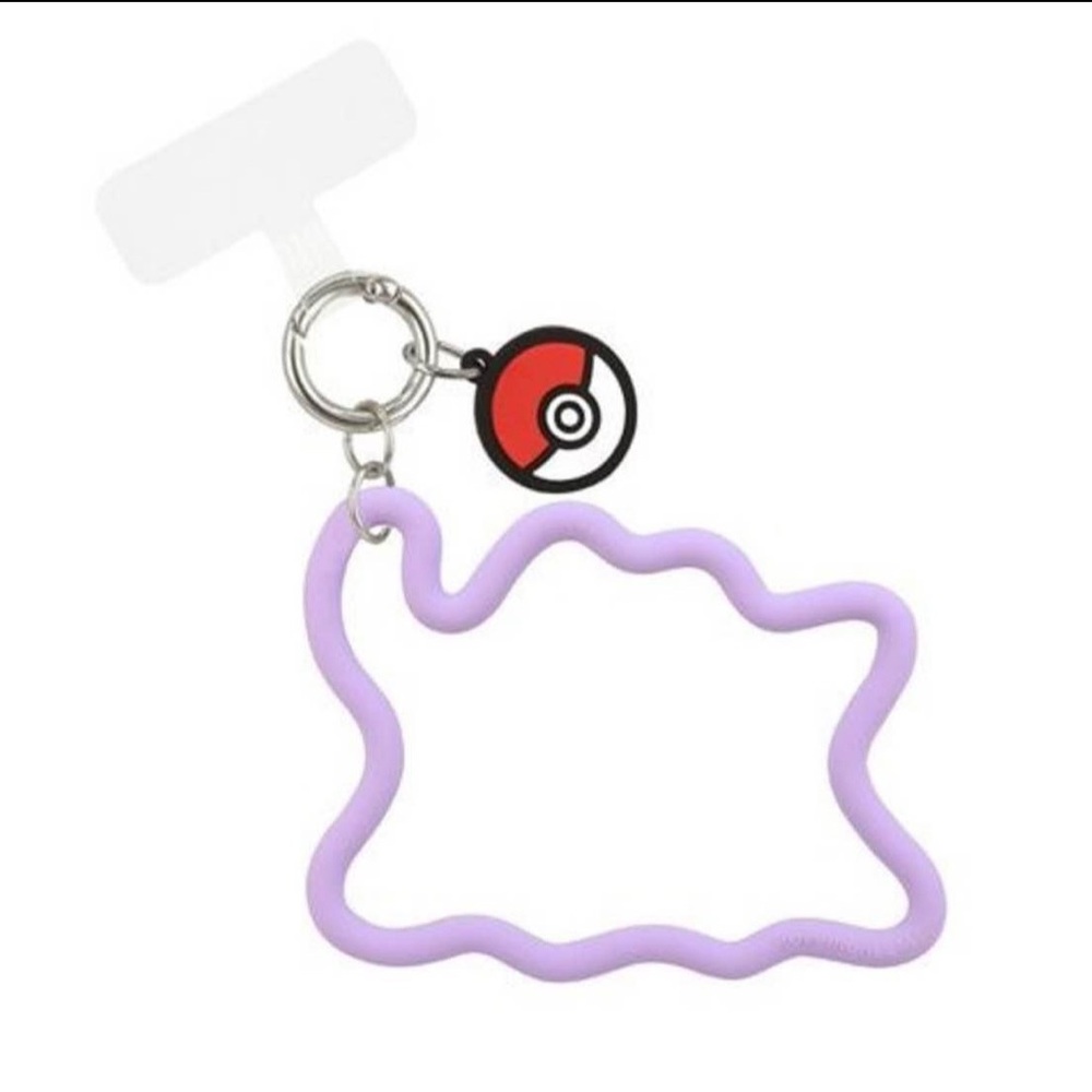 BNIB Japan Pokemon Center Original Smartphone Ring Silicone Bracelet Ditto